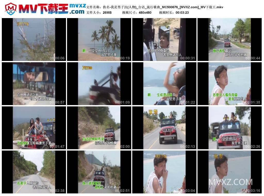 佚名-我是男子汉(人物)_台语_流行歌曲_MC500676